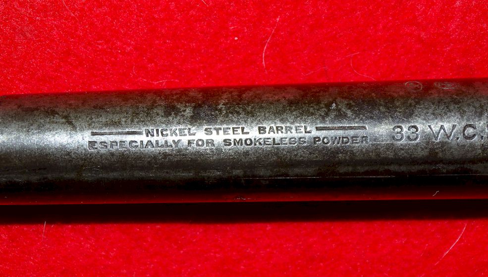 Barrel Winchester 1886, 33 WCF round ORIGINAL EXcellent