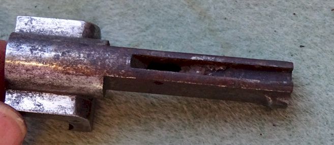 Bolt LARGE Caliber 38-40 and 44-40 stripped Winchester 1873 ORIGINAL - Click Image to Close