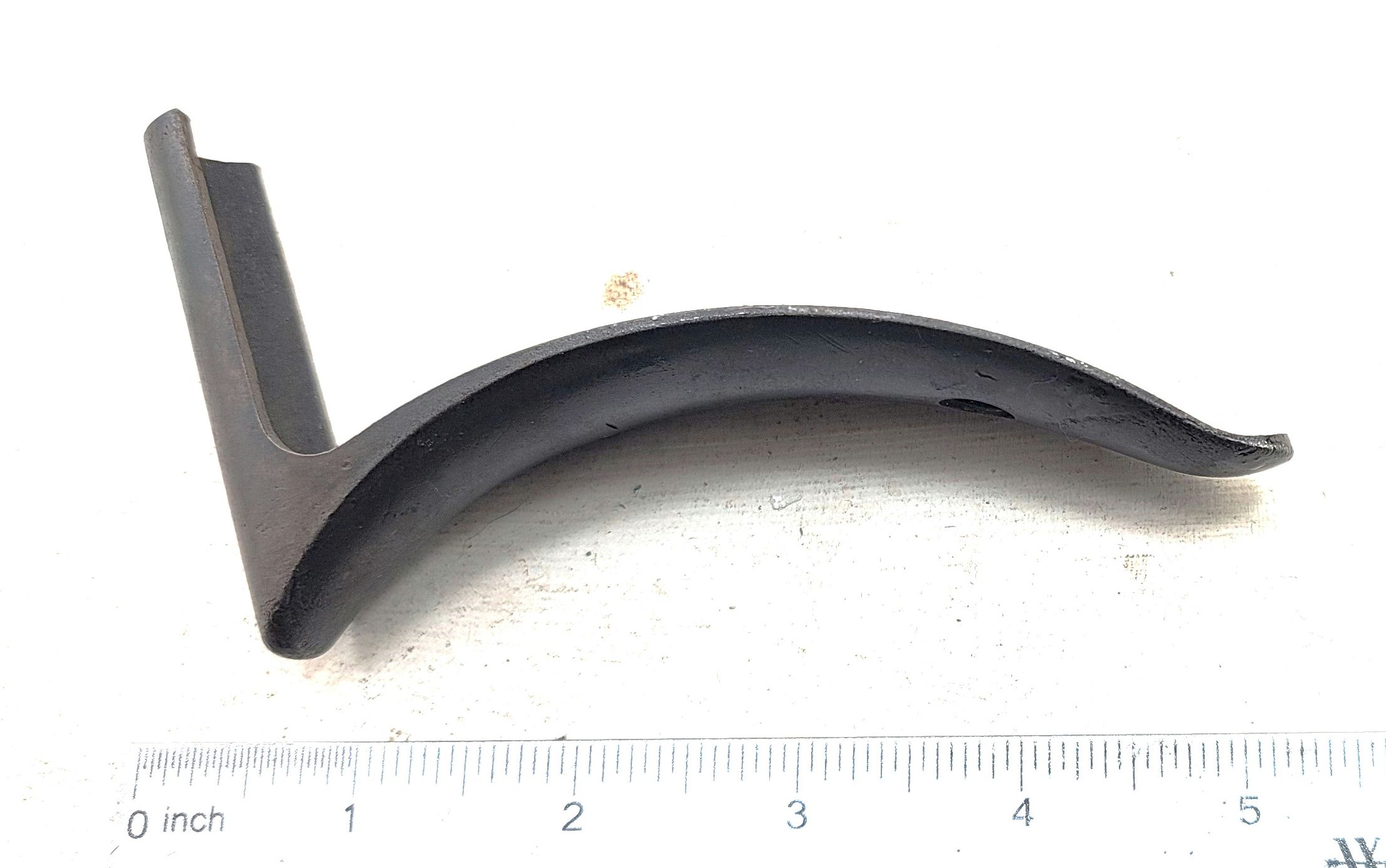 Buttplate Winchester 1886 large caliber early crescent metal with curved bottom - ORIGINAL