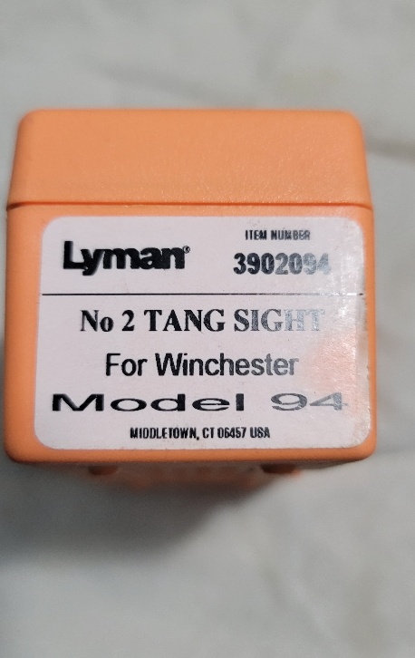 Sight - Rear Tang Lyman No. 2 Tang sight for Winchester Model 94 - Click Image to Close