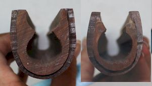 Forearm Winchester 1876 ROUND barrel RIFLE Black Walnut - Click Image to Close
