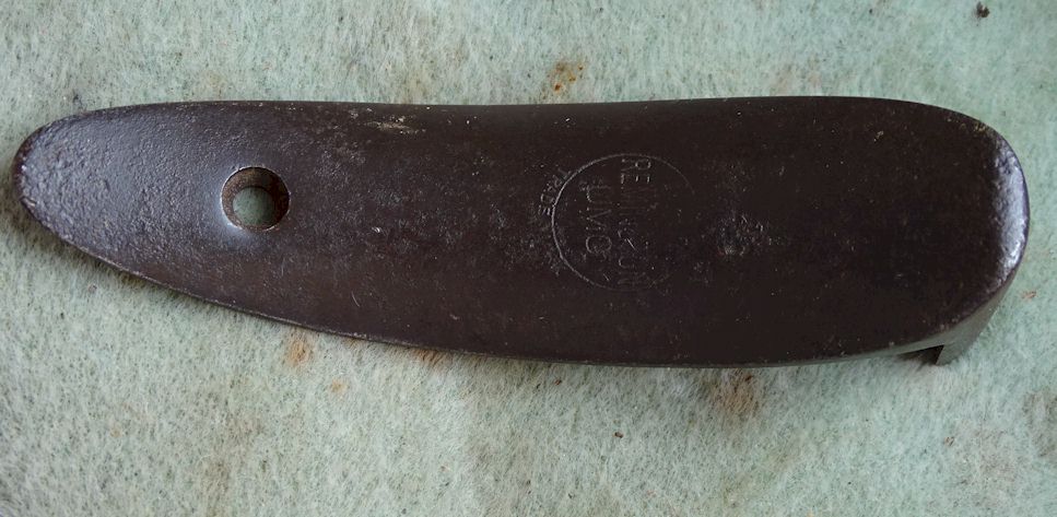 Buttplate Remington model 12C Metal ORIGINAL - Click Image to Close