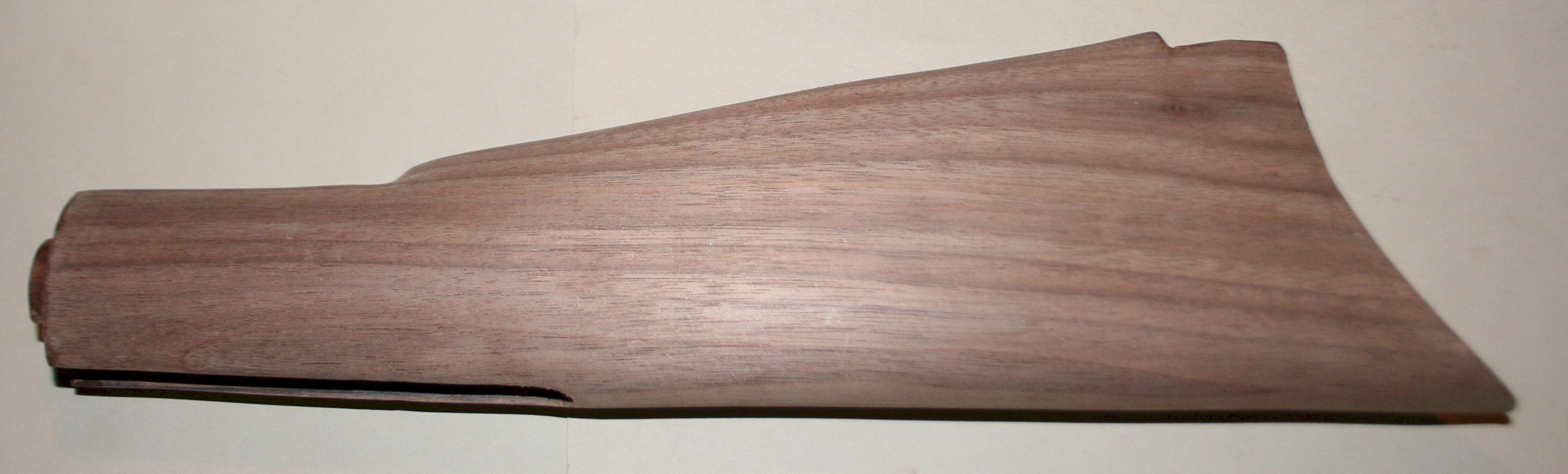 Stock Winchester 1873 Rifle short tang curved buttplate Black Walnut NEW - Click Image to Close
