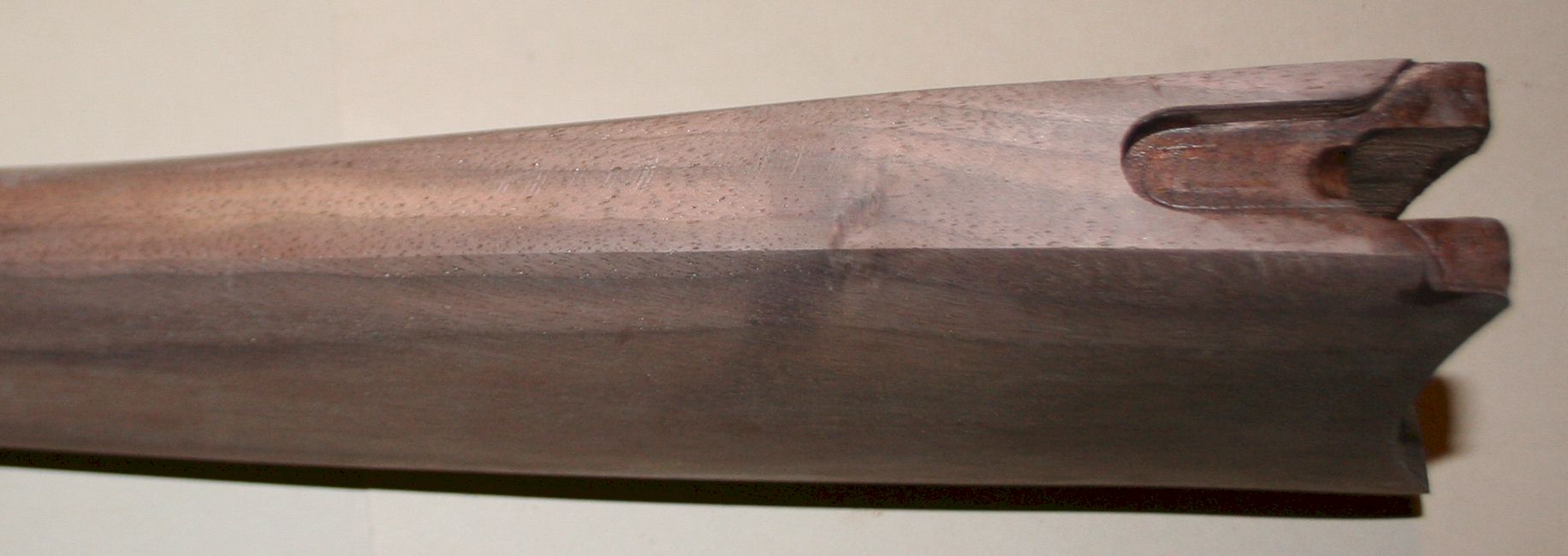 Stock Winchester 1873 Rifle short tang curved buttplate Black Walnut NEW - Click Image to Close