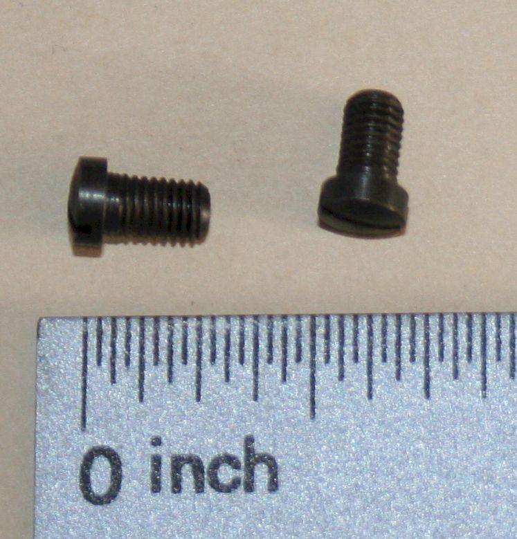Buttplate trap door spring SCREW Winchester 1866, 1876, 1873 Rifle not carbine NEW - Click Image to Close