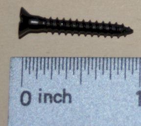 Buttplate screw Winchester 1906, Remington .22, Marlin, Stevens (SINGLE screw) flat head NEW - Click Image to Close