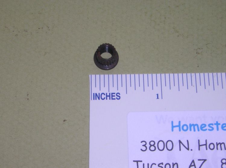 Escutcheon for a stock stud screw on a Stevens Ideal