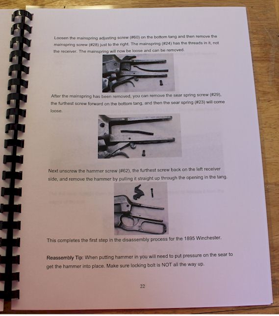 A Disassembly Manual for the Winchester 1895
