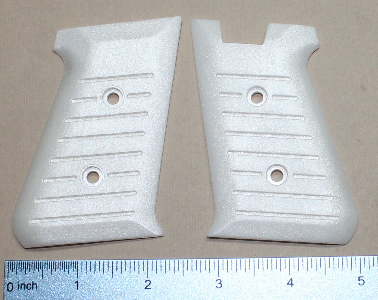 Grips PEARL WHITE Bryco Jennings model 58 and 59 .380 and 9mm