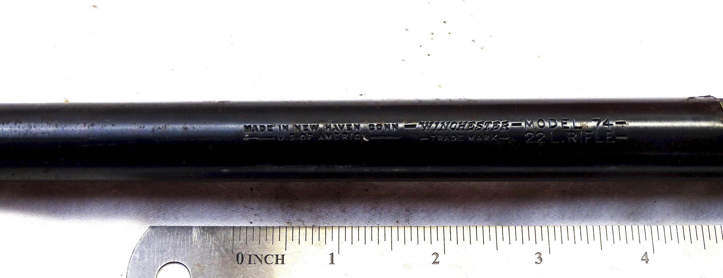 Barrel Winchester 74 EXCELLENT condition ORIGINAL - Click Image to Close