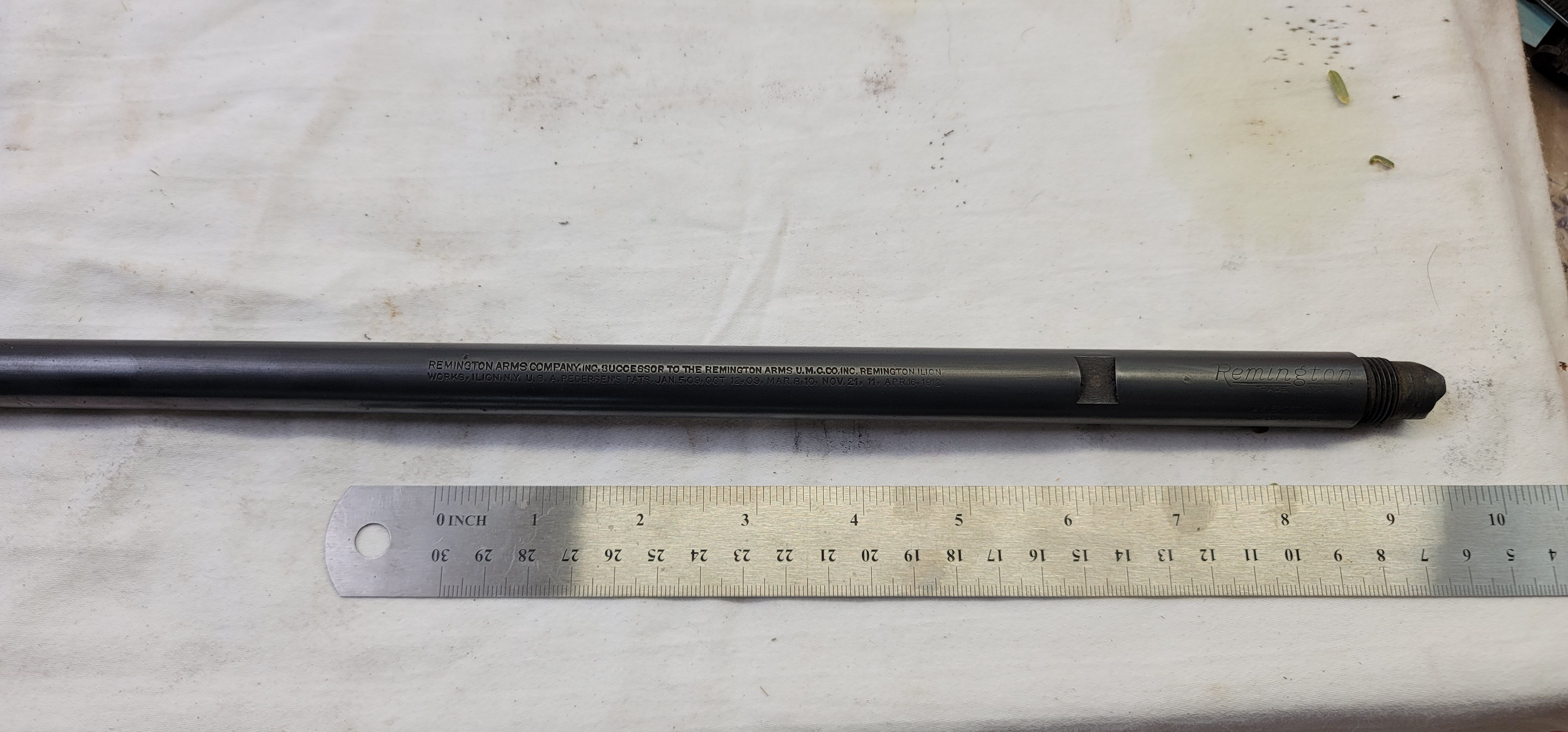 Barrel Remington model 12A round in SUPER EXCELLENT Condition ORIGINAL