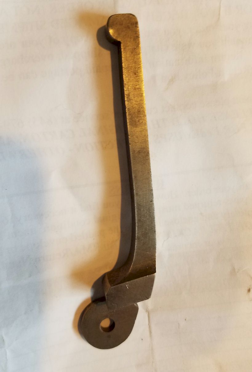 Carrier lever ORIGINAL 1876 Winchester rifle
