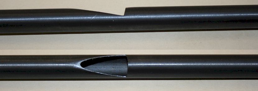 Magazine Tube (outer) Gallery style loading port Winchester 1890, 1906, 62, 62A and 61