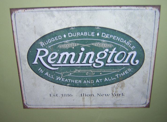 .Remington antique sign