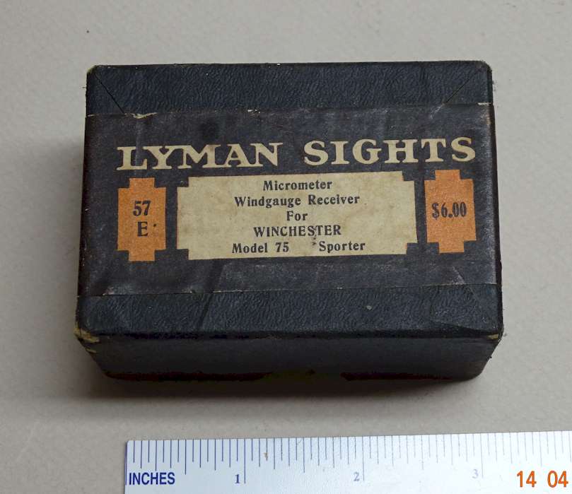 Sight - Front Lyman 57e for 75 Winchester ORIGINAL