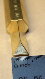 Punch - Brass Large Dovetail Sight punch - Click Image to Close